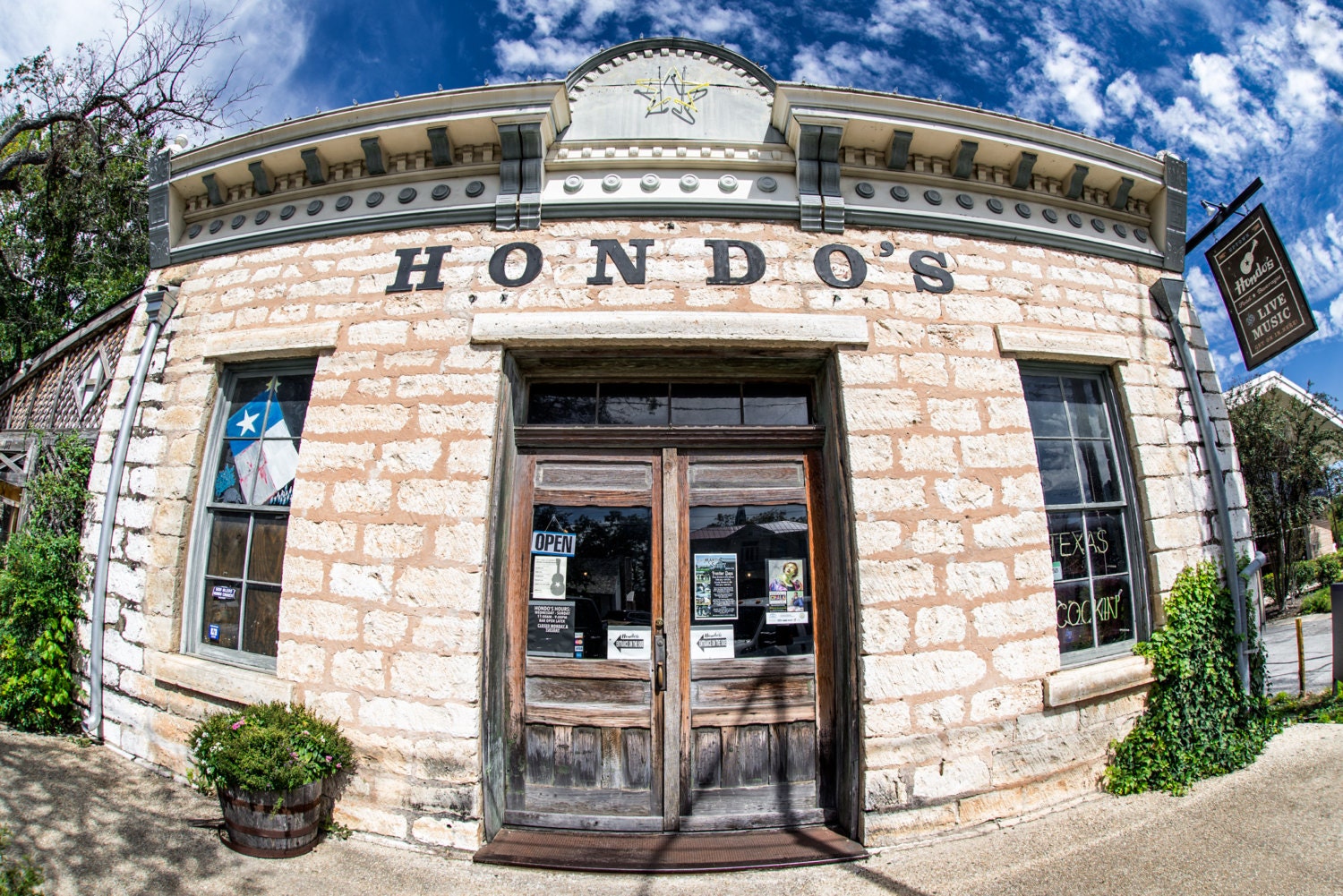 Hondo's on Main, Fredericksburg, Texas color Matte Print Etsy