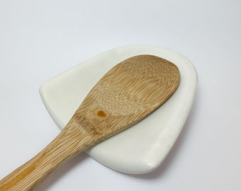 White Marble Spoon Rest