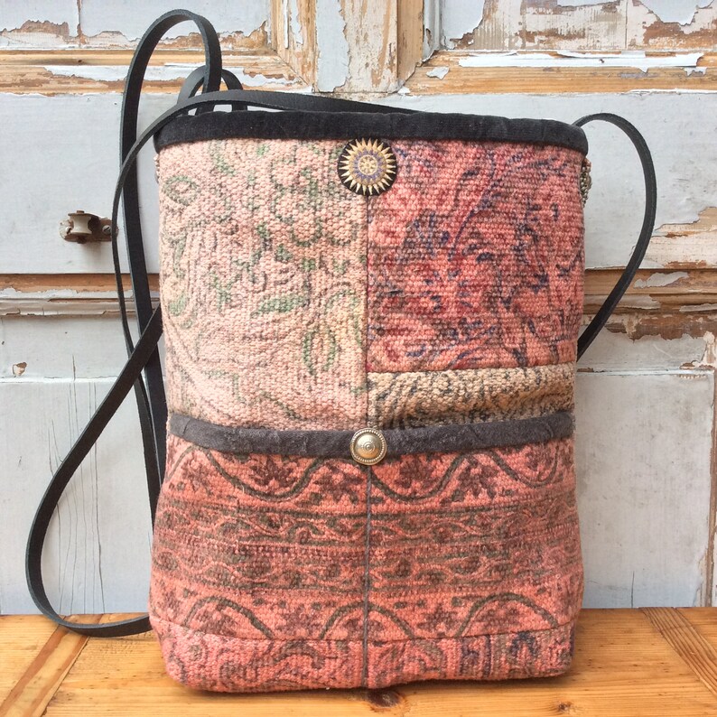 Boho Bag-kilim bag-tote bag-shoulder bag-tribal bag-carpet bag-tapestry bag-handmade bag-cross body bag-handmade-kilim-bohemian-bohochic-Pink