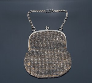 Pochette De Soirée Blanche Perles - Sac Mariée Ou événement élégant - Avec 2 Chaînes Ajustables - Taille 24x14,5 Cm - Cadeau Parfait