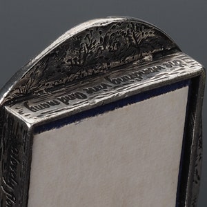 small photo frame with poem.