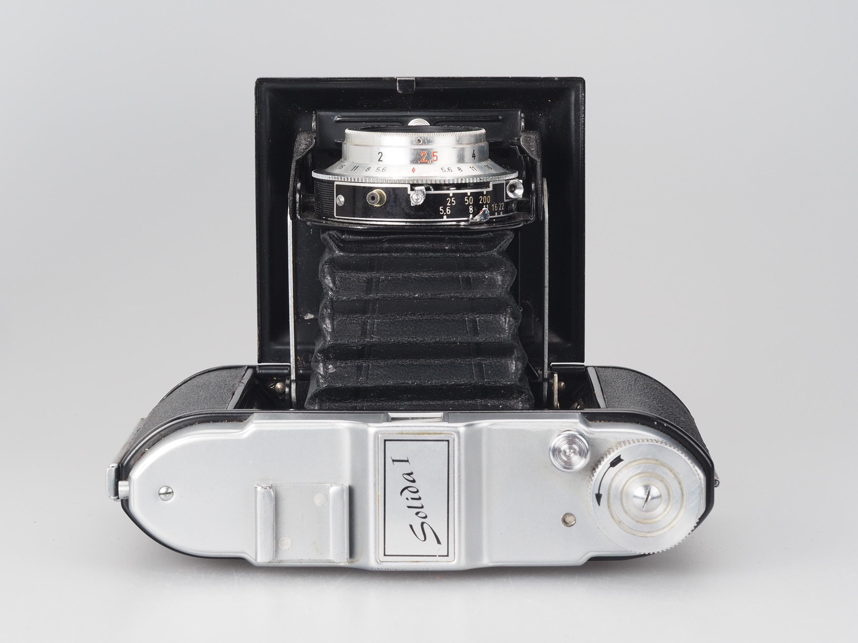 Franka Solida I 1950s Camera in Leather Case With Fremax
