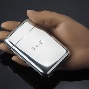 Rare Flip Top Silver Antique Spring Hinge Cigarette Case, Similar to That  Used in Peaky Blinders by Thomas Shelby, Cillian Murphy