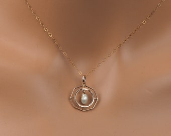 アンティーク 9ct ゴールド ラベリア ラベリア ペンダント ロング