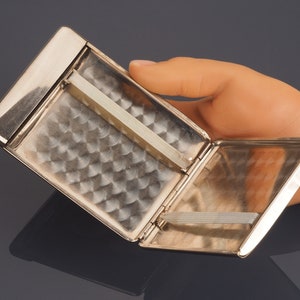 Flip Top Cigarette Case, Vintage Antique Cigarette Case, Same Style as Used  in Peaky Blinders by Tommy Shelby, Chrome Tirol Austria Case