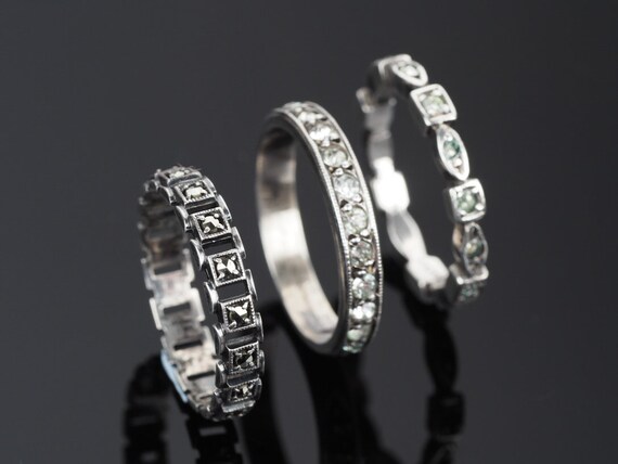 Silver stacking rings, stackable ring, mid finger… - image 5