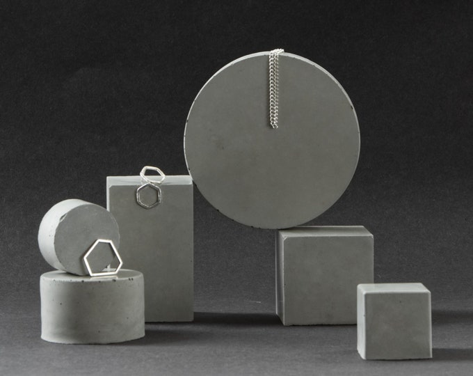 Concrete Photo Props Modular Still Geometric Prism Jewellery - Etsy