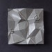 Geometric Concrete Tile, ring dish, jewellery retail display stand, origami mountain sculpture, modern art decor abstract still life 