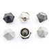 6 Cement Diamonds, black, grey or mix of six mini concrete diamonds, concrete diamond home decor, beton sculpture 