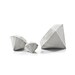 Set of Three Concrete Diamond Paperweights, cement diamond decor, concrete diamond gift set, handcrafted diamond beton sculptures, gift set 