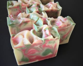 Red Currant & Thyme, Handmade Soap, Soap, Cold Process Soap, Homemade Soap, Soap Bar, Gift for Her, Favors