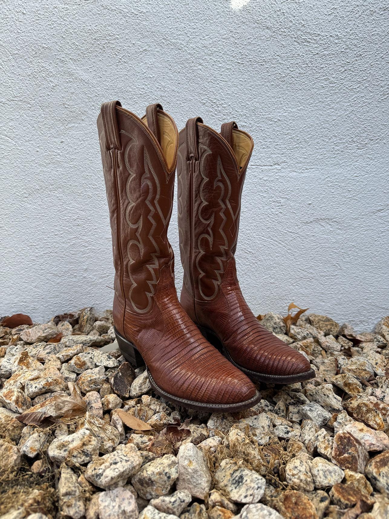 Tony Lama Lizard Boots - Etsy display picture 2