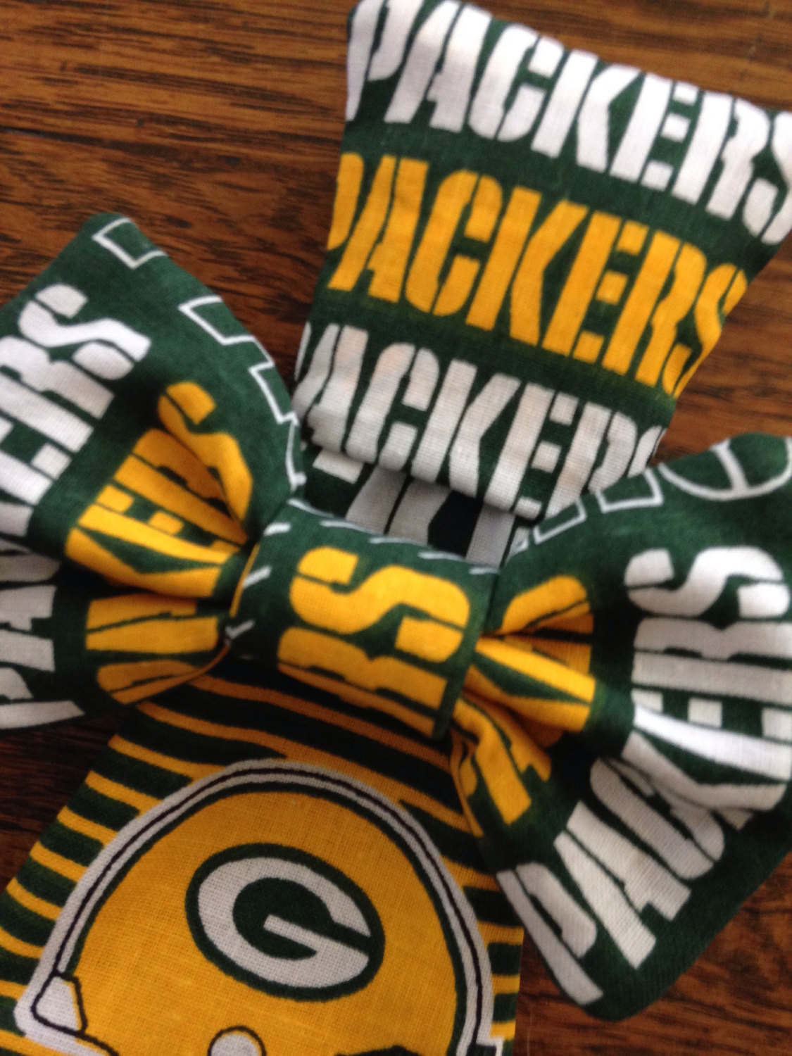 Green bay packers nfl dog collar necktie bow bow tie slide on Etsy