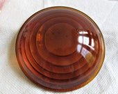 Antique Amber Railroad Switch and Marker Lamp Lense Shade