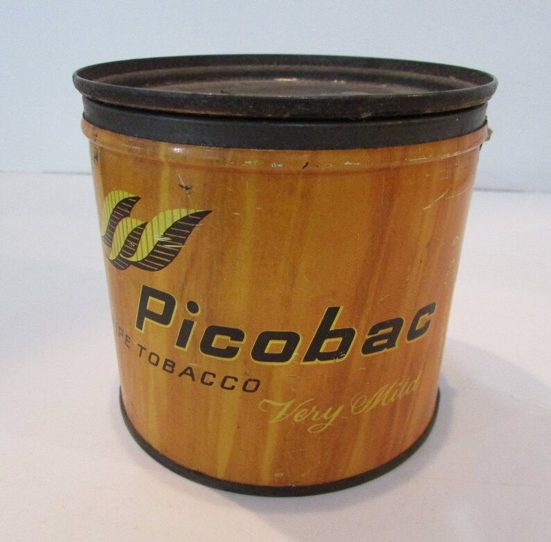 Vintage Picobac Pipe Tobacco Tin