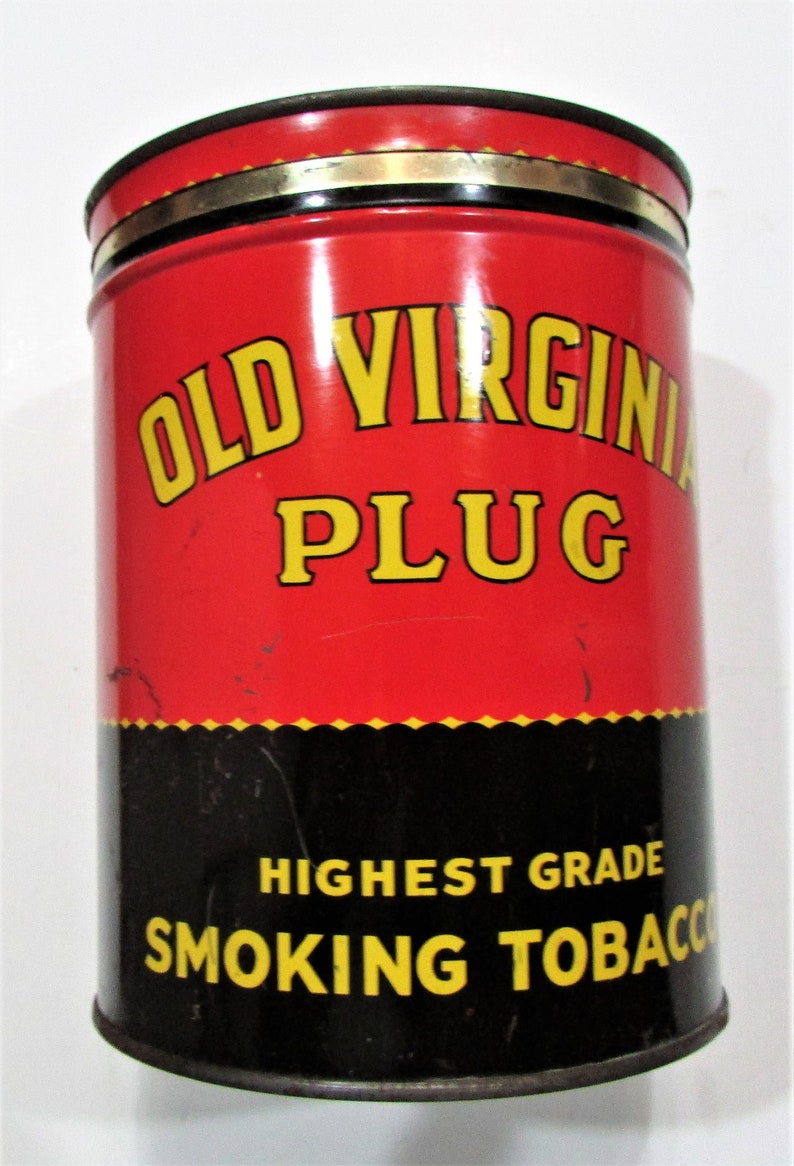 Antique Old Virginia Highest Grade Smoking Tobacco Tin