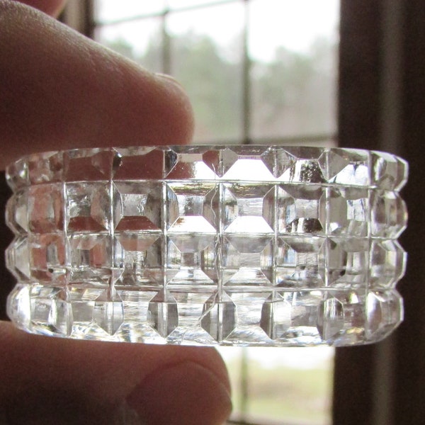 6 Vintage Crystal Glass Salt Dip Collectibles