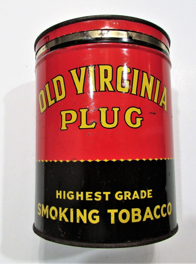 Antique Old Virginia Highest Grade Smoking Tobacco Tin