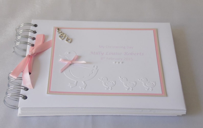 Personalised Baby Boy Photo Album With Interleaving,8 x 8 Pram Design Boxed