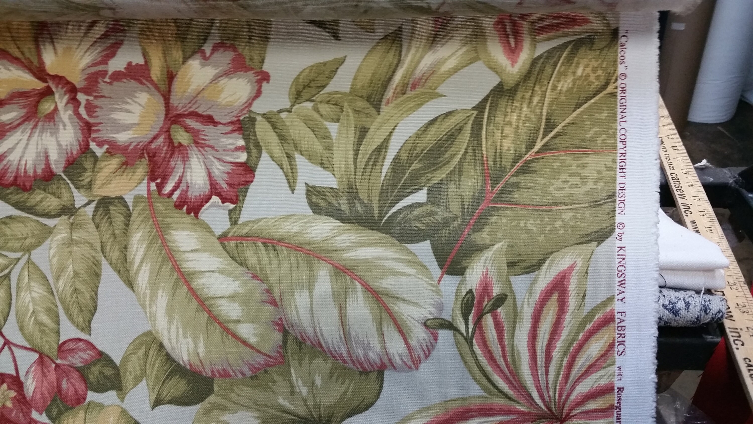 Calcos From Kingsway Fabrics Fabric by the Yard Floral Etsy Canada