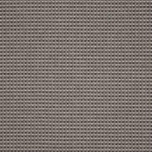 May include: Close-up of a textured, woven fabric in shades of gray and brown. The pattern is a tight grid of small squares, creating a subtle, repeating design. The fabric appears to be durable and suitable for upholstery or other home decor applications.