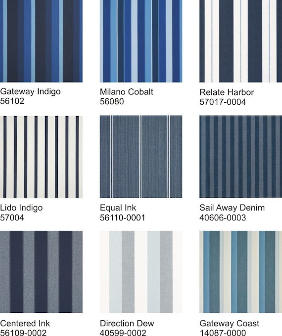 Buy Indoor/Outdoor Sunbrella Linen Silver - 18x18 Vertical Stripes