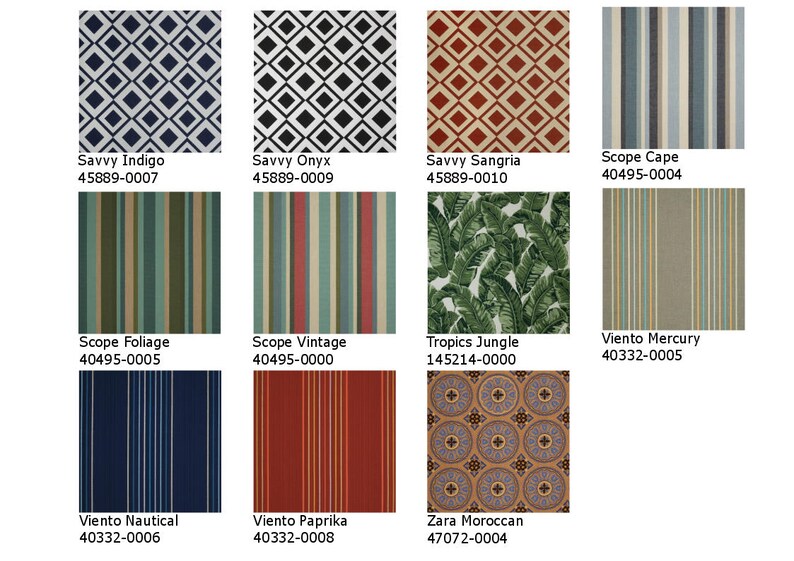 Sunbrella Outdoor Fabrics by the Yard This Listing for Etsy