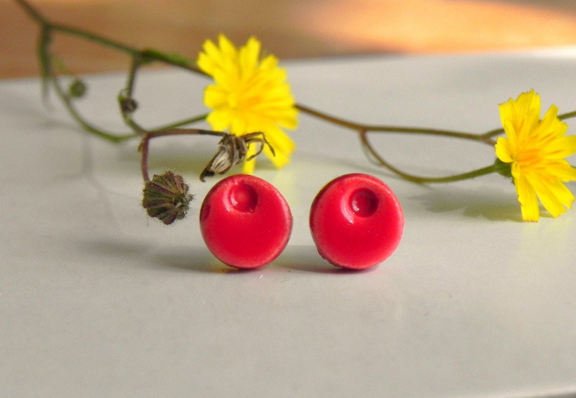 3 Paia Orecchini A Sfera In Ceramica Per Orecchie Sensibili: Nero, Bianco, Rosa - Ipoallergenici, 4mm E 6mm - 3
