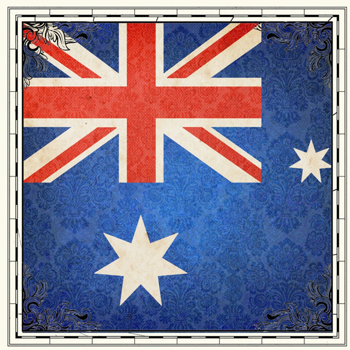 Australia Digital Scrapbooking Paper. Instant Download. Etsy