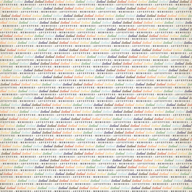 Scotland Journal Cards. Digital Scrapbooking. Project Life. Etsy