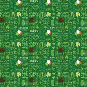 St. Patrick's Day. Digital Paper. Instant Download. - Etsy