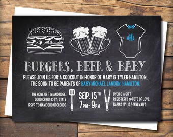Burgers, Beer & Baby Shower