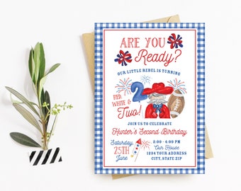 Ole Miss birthday invitation, Hotty toddy birthday, Are you ready invitation, Ole miss party, football party, tailgating party, grove party