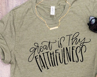 Great Is Thy Faithfulness SVG , Christian SVG , God svg , Jesus svg , bible verse svg , christian svg , easter svg , hand lettered svg