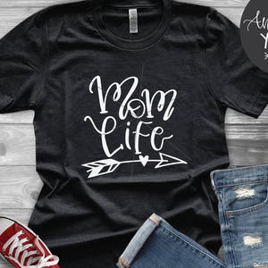 Mom Life SVG , Circut , Silhouette ,  SVG ,  Mom SVG , Cutting File , Hand Lettered svg , pdf , clip art , Motherhood svg , Arrrow svg