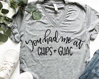 You Had Me At Chips + Guac SVG , Hand lettered SVG , Silhouette, Cricut , Guacamole svg , Taco SVG , Taco Tuesday svg , dxf pdf , Guac svg