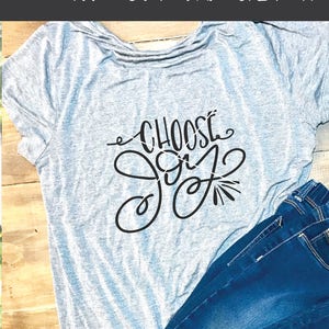 Choose Joy SVG , Silhouette , Cricut , Hand lettered svg , coffee svg , sweet tea svg , pdf dxf , cutting files , mom svg , clip art