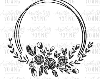 Download Png Winners Circle Cricut Cuting File Sale Digital Clipart Floral Circle Monogram Frame Vector Circle Monogram Frame Svg Eps Clip Art Art Collectibles Minyamarket Com