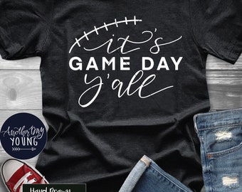 It's Game Day Y'all svg / Game Day svg / Football svg / Sports svg / Fall football svg / Hand Lettered SVG /  svg png dxf / Instant Download