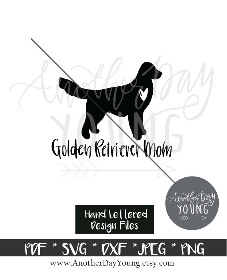 Golden Retriever Mom SVG , Dog Mama , Fur Mom SVG , Golden Retriever ...