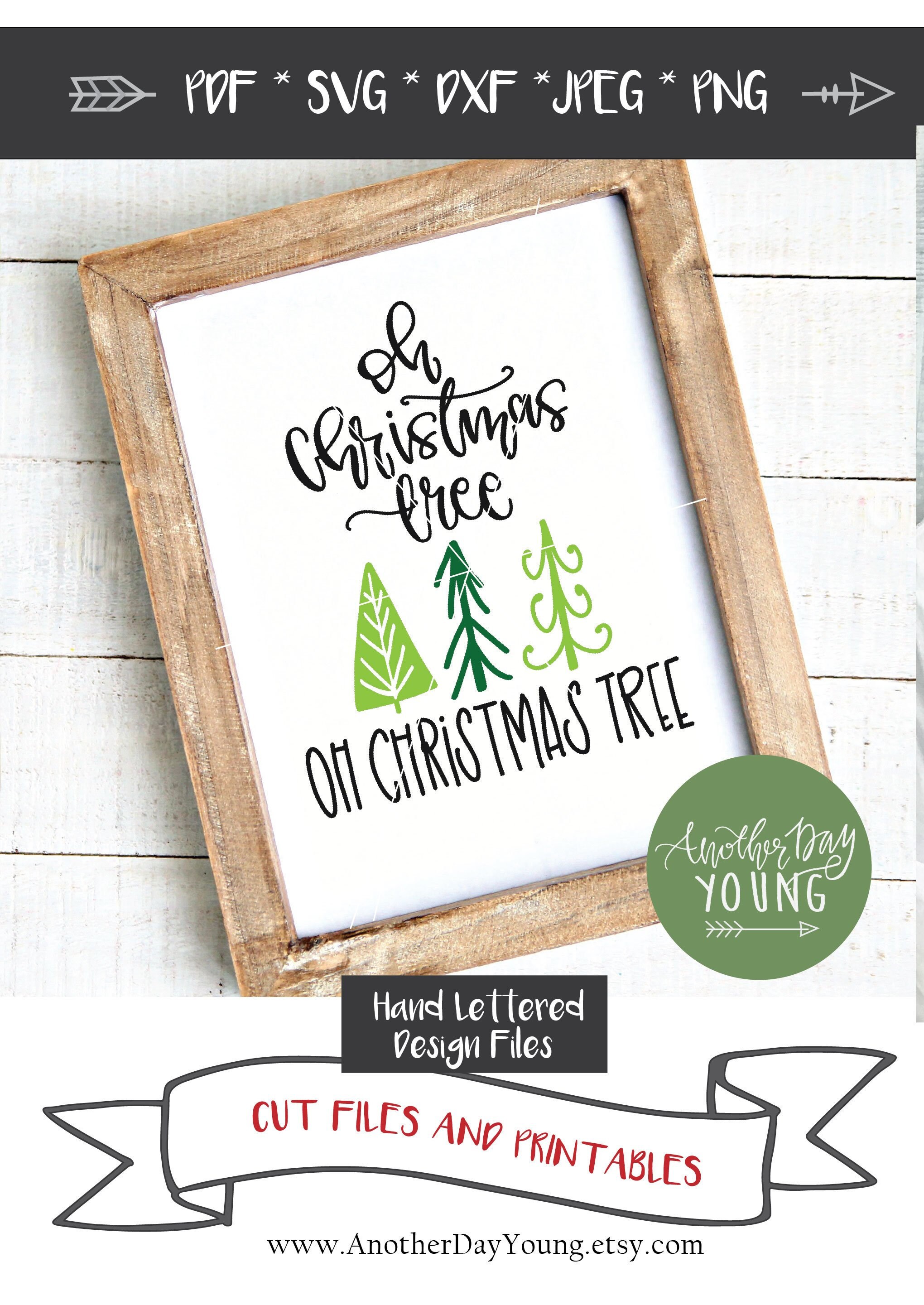 Download Free Oh Christmas Tree Oh Christmas Tree Printable Pdf Svg Etsy SVG DXF Cut File