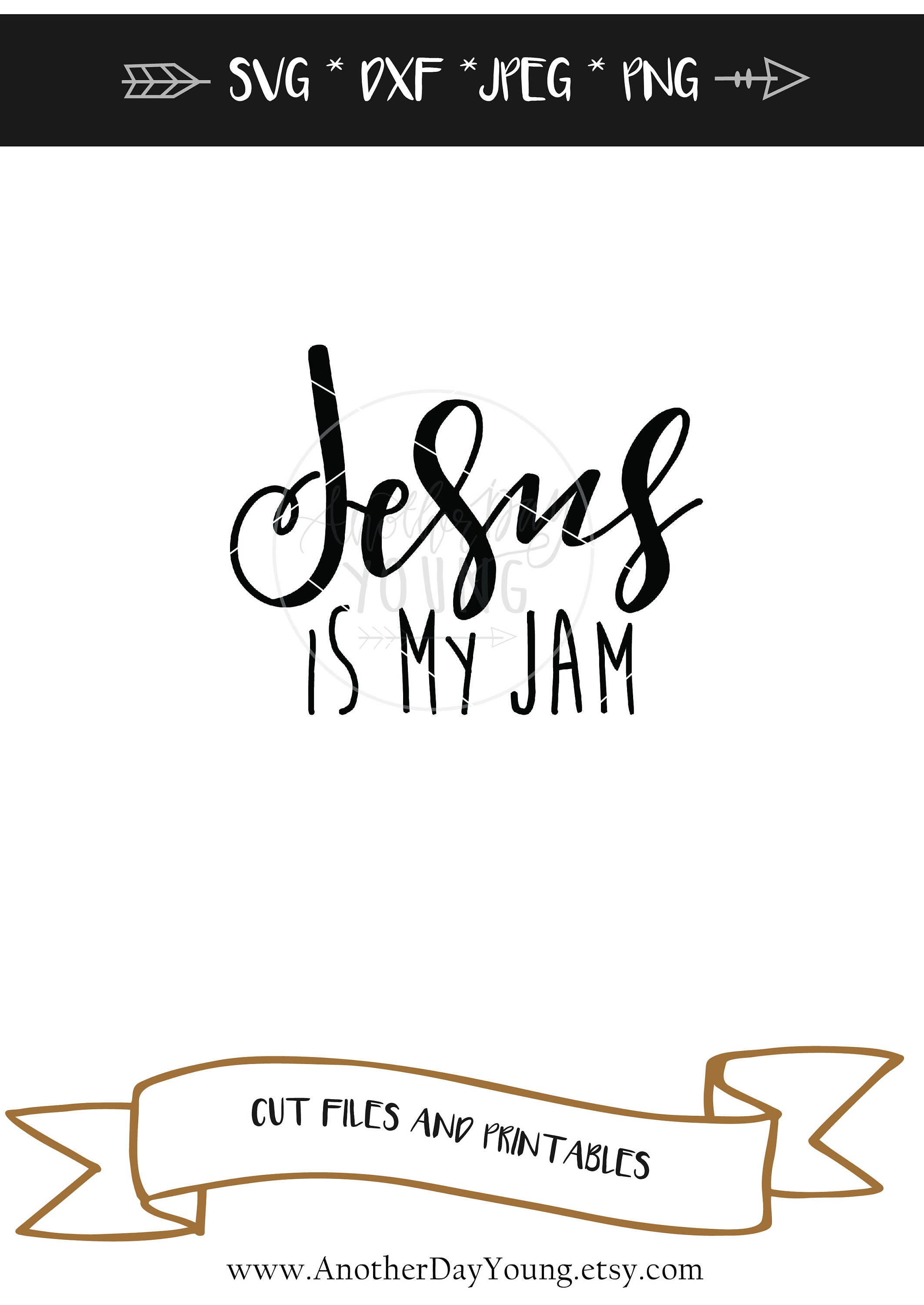 Digital File / Jesus is My Jam / SVG / Printable / Cut File ...
