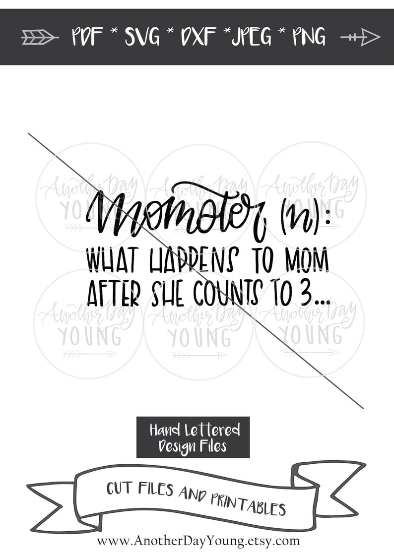 Download Momster noun What Happens To Mom After She Counts To 3 SVG ...