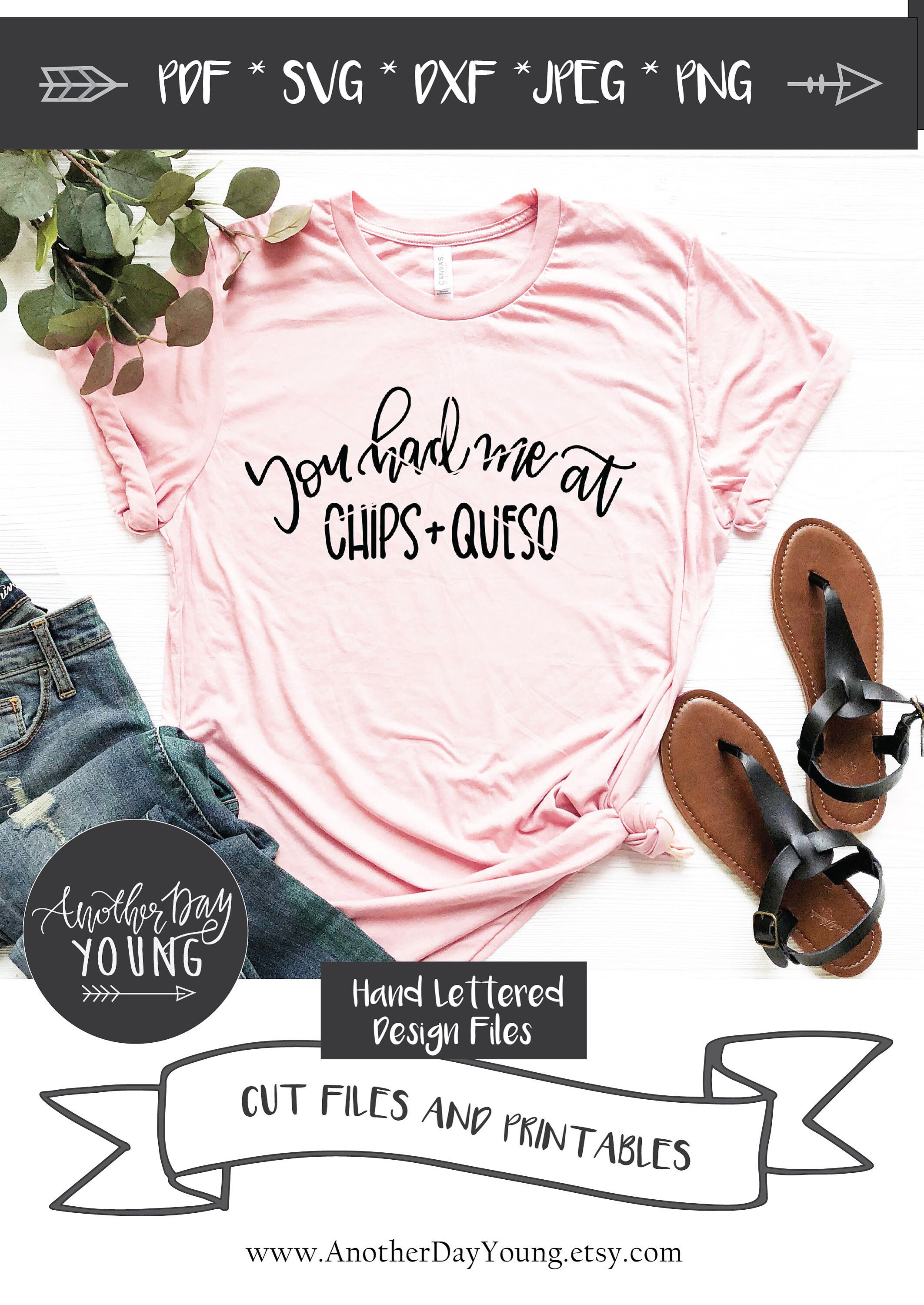 You Had Me at Chips and Queso SVG Cinco De Mayo SVG Etsy