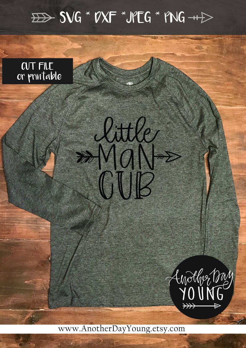 Download Digital File / Little Man Cub / SVG / Printable / Cut File ...