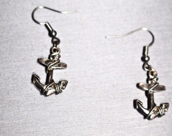 NAUTICAL ANCHOR EARRINGS