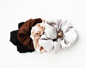 Satin Scrunchie Designer Boutique Scrunchie Gift Bundle