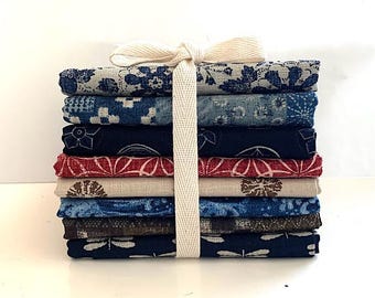 8  Cotton Dobby Japanese Fabric Bundle #425