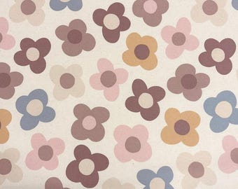 Retro Charm Flower:  Japan Cotton Oxford