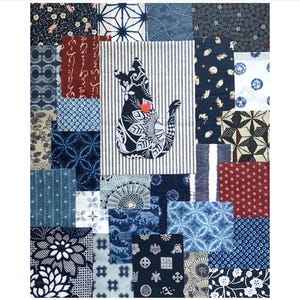Tissu boro, collection asiatique japonais n° 737 - 28 pièces
